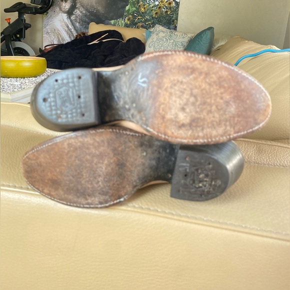 Vintage Tony Lama vintage womens wing tip cowboy boots women’s SZ 7.5 - Picture 7 of 9